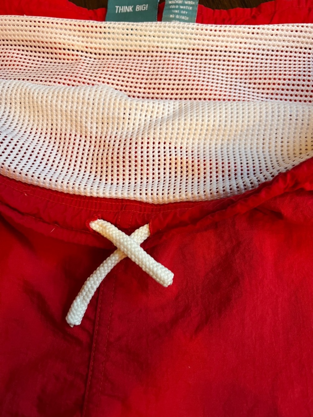 Big Dogs Red Men’s Swim Trunks - Picture 7 of 7